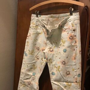 Floral Print Women's Jeans